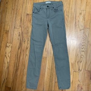 Madewell high riser skinny jeans